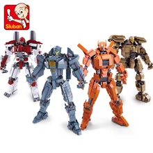 Pacific Rim Robot Guardian Bracer Phoenix Saber Athena Gipsy Avenger Toys Building Blocks Legoes Bricks Kids Gifts pacific rim saber atherna gipsy avenger bracer phoenix titan anime action figure pvc toys collection figures for friend gift