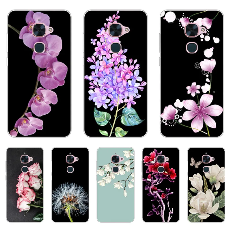 Letv leeco le s3 чехол силиконовый популярный цветочный Рисунок Мягкий ТПУ задняя
