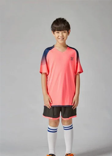 Футбольный костюм для мальчиков, футболки для футбола, г., детские спортивные костюмы, roupas infantis menino, комплекты одежды для детей - Цвет: JJSX1629 pink