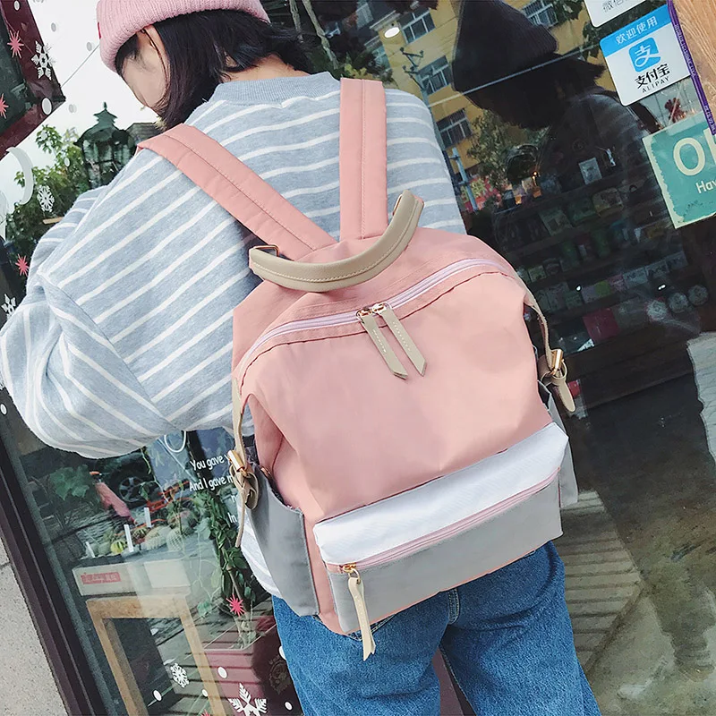

Schoolbag female student Korean version Schoolgirl Harajuku style backpack fashion Mori girl travel backpack
