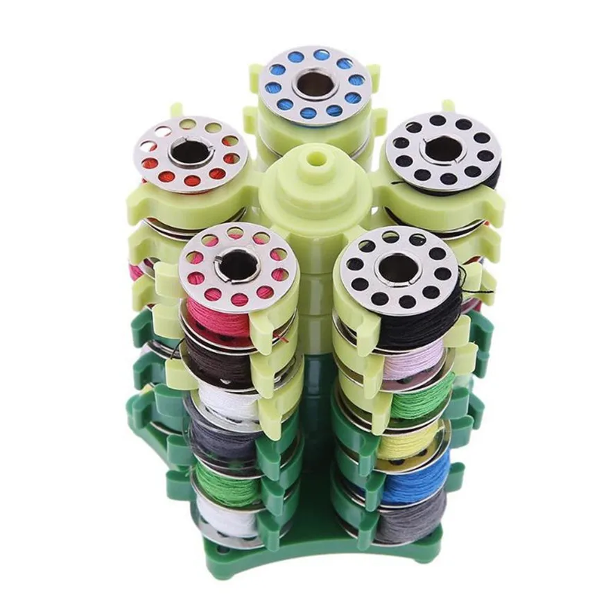 

New 1Set Embroidery Sewing Shelf Storage for 30 Rolls Sewing Thread Reel Holder Organizer Accessories Sewing Accessories 0403#30