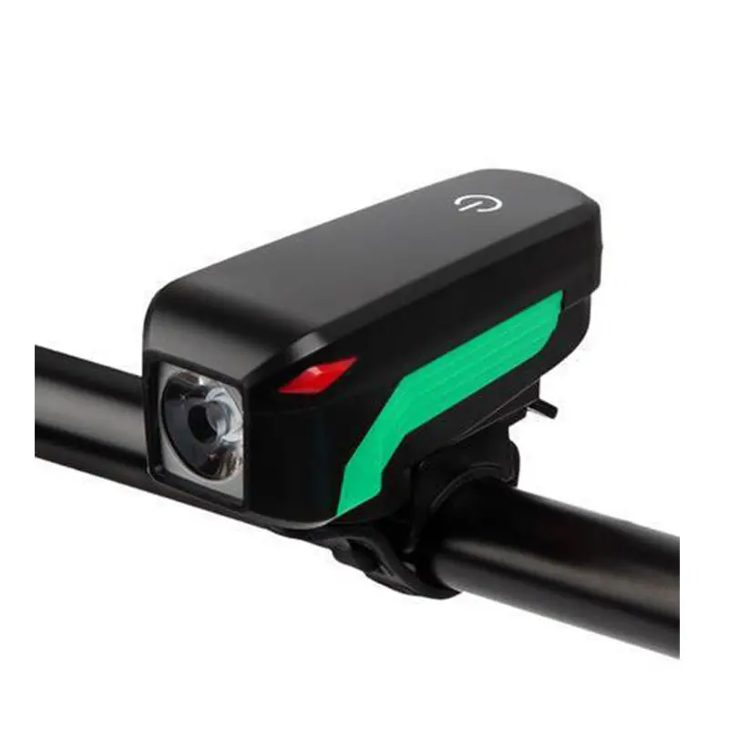 Top XC USHIO Bicycle Light Waterproof USB Rechargeable Bike Warning Flashlight 350 Lumen 140dB Bicycle Bell Bicycle accessories 3