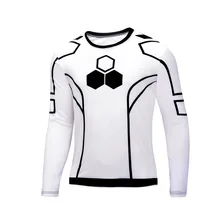 Grntamn Для мужчин с длинными рукавами Круглый воротник футболка европейских и американских Тонкий футболка хит цветной печати