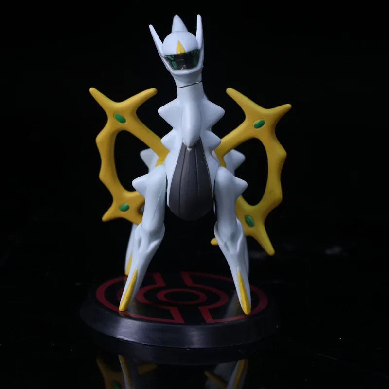6 шт./компл. Pikachu Lunala Rayquaza Raichu Arceus аниме фигурка ПВХ игрушки 10 12 см высота|pvc toy|action