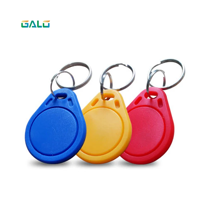 

100pcs RFID Key Fobs Token Tags Durable Waterproof Keychain ID Card