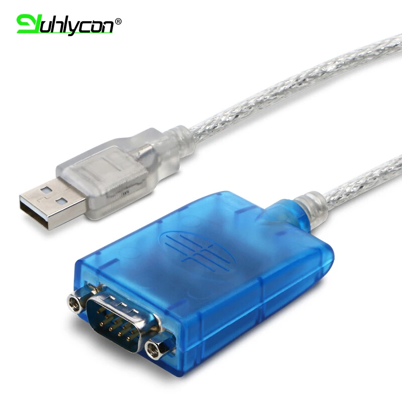 USB to RS232 COM Port Serial DB9 Pin British FT232 chip Cable Adapter for Windows 7 8.1 XP Vista