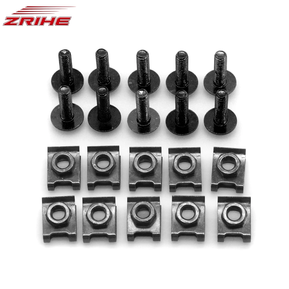 Болты для кузова Suzuki Bandit 650S 1200S GSF 250 600 600S 1200 1250 GS500F GSR750 10 шт.|Накладки и