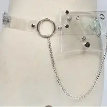 GETSRING Для женщин прозрачные талии сумка ждать обновления мешок конфет Цвета пояс Chian пакет деньги кошелек ПВХ мини карманные деньги кошелек