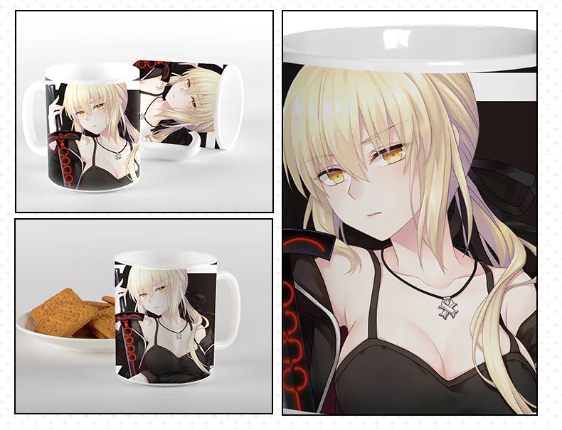 Аниме JK Fate/stay night Saber Alter Arturia Pendragon Косплей кружка ежедневный напиток Кубок Fate Grand для FGO Lancer подарок