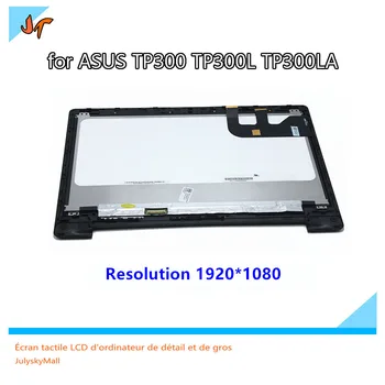

1366X768 13.3-inch LCD touch screen assembly for ASUS TP300 TP300LA left connector N133HSE-EA3 1920 * 1080