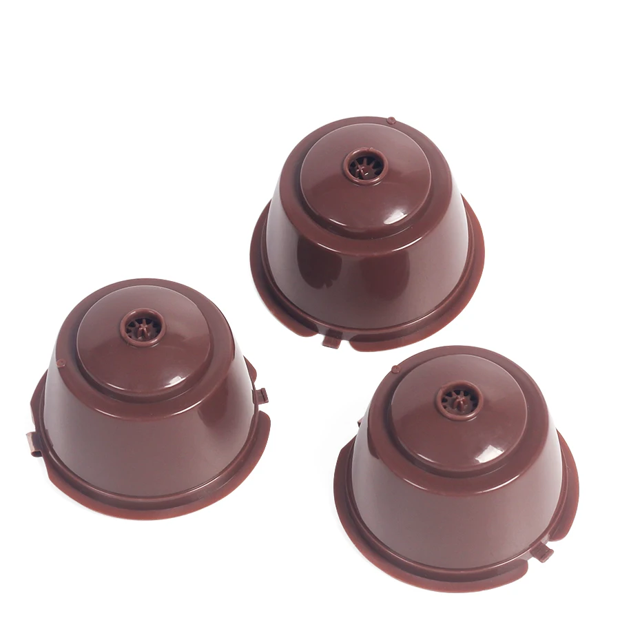 

10pcs/pack Mini Capsule Coffee Cup Refillable Dolce Gusto Coffee Capsule Nescafe Reusable Gusto Capsules use 500 times for Home