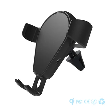 

Mobile chargers KT02 for iPhone x 8 Samsung Qi certified gravity bracket adjustable phone holder car USB fast wireless charger