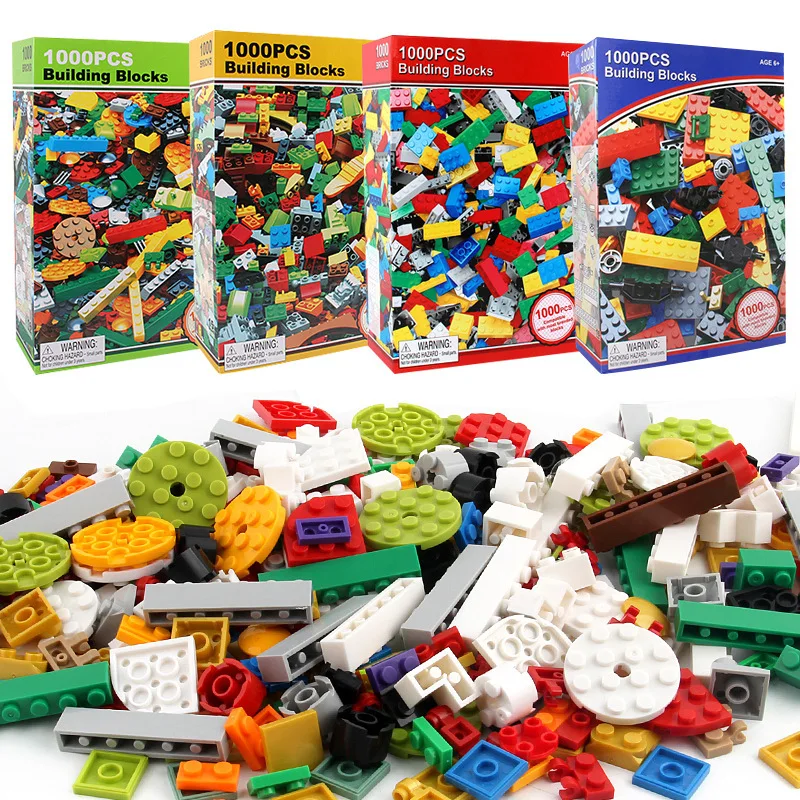 Online 1000 Uds DIY bloques de construcción ladrillos para aprender Legoings educativos creador de ciudades Brinquedos juguetes para niños compatibles