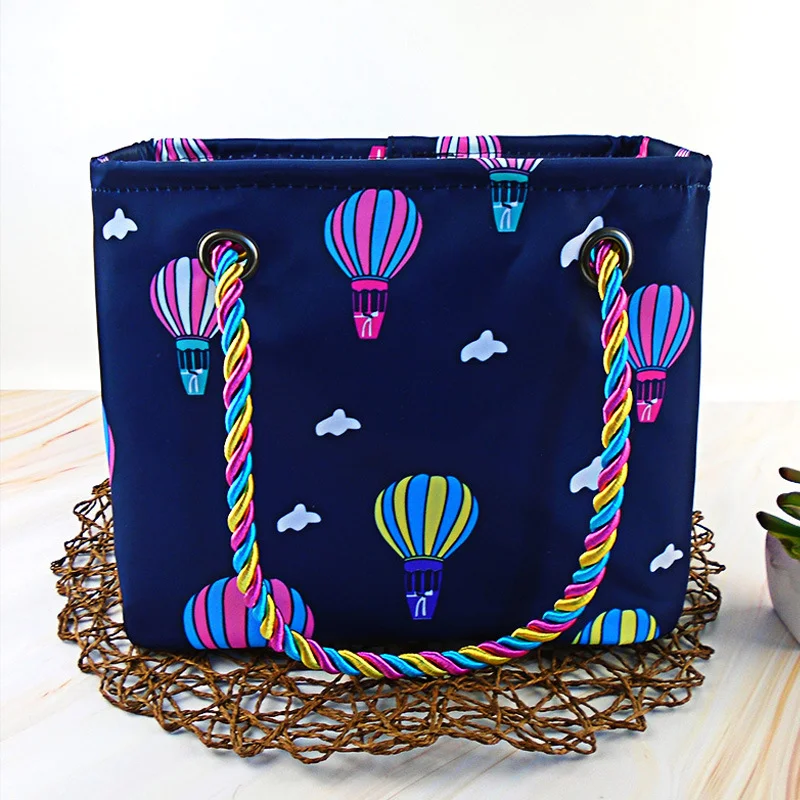 2018 New Korean Cute Waterproof Oxford Cloth Bath Basket Large Capacity Foldable Storage Box Portable Bag Container |
