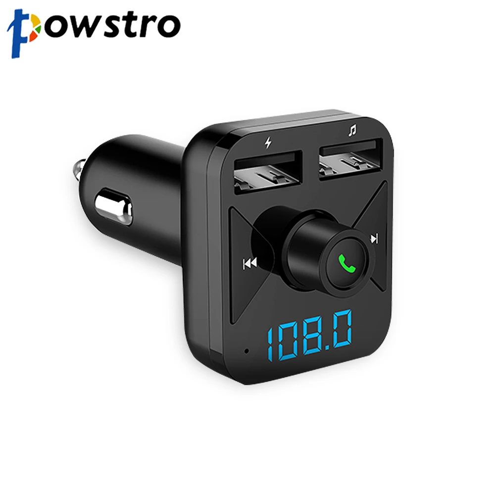 Bluetooth Car MP3 Player Car Kit with FM Transmitter 3.4A Smart Dual