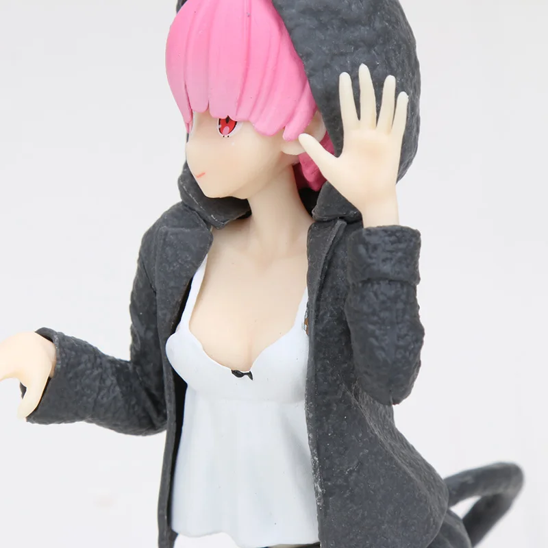 Rem ram фигурка Nyanko Mode Ver Re: жизнь в другом мире от Zero PVC Аниме Фигурка кошка ухо кукла