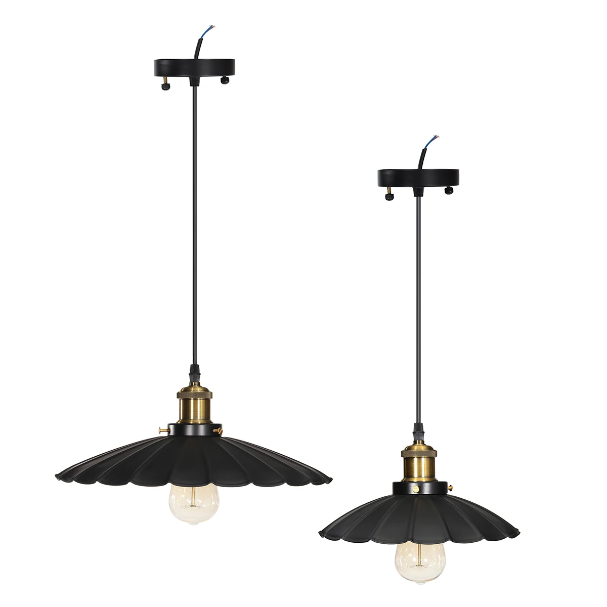 

Newest Retro Adjustable Ceiling Lamp Light Chandelier Antique Industrial Lighting Fixture Pendant Light Bulb For Home Coffee Bar