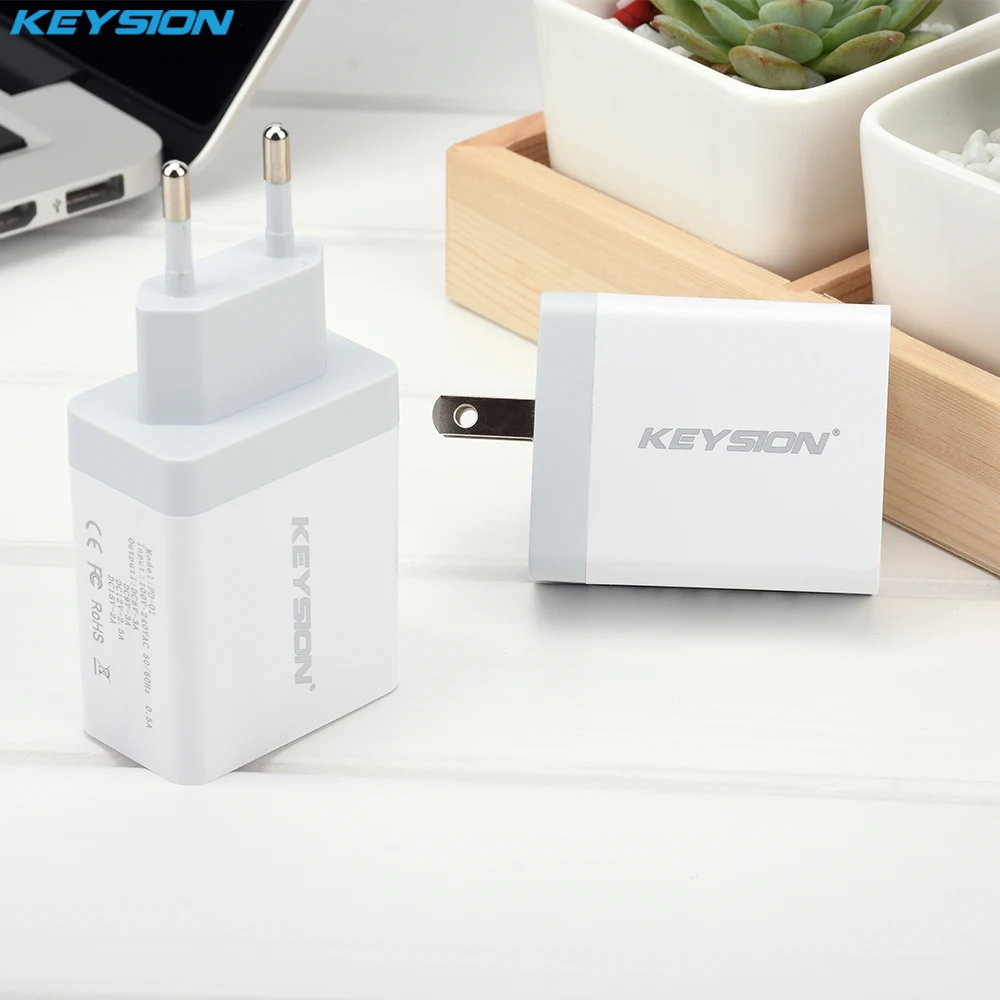 Keysion 30 Вт USB PD Зарядное устройство быстро Зарядное устройство Тип c Мощность 2 Порты Путешествия стены быстрое Зарядные устройства для iPhone X 8 8 плюс MacBook EU/US