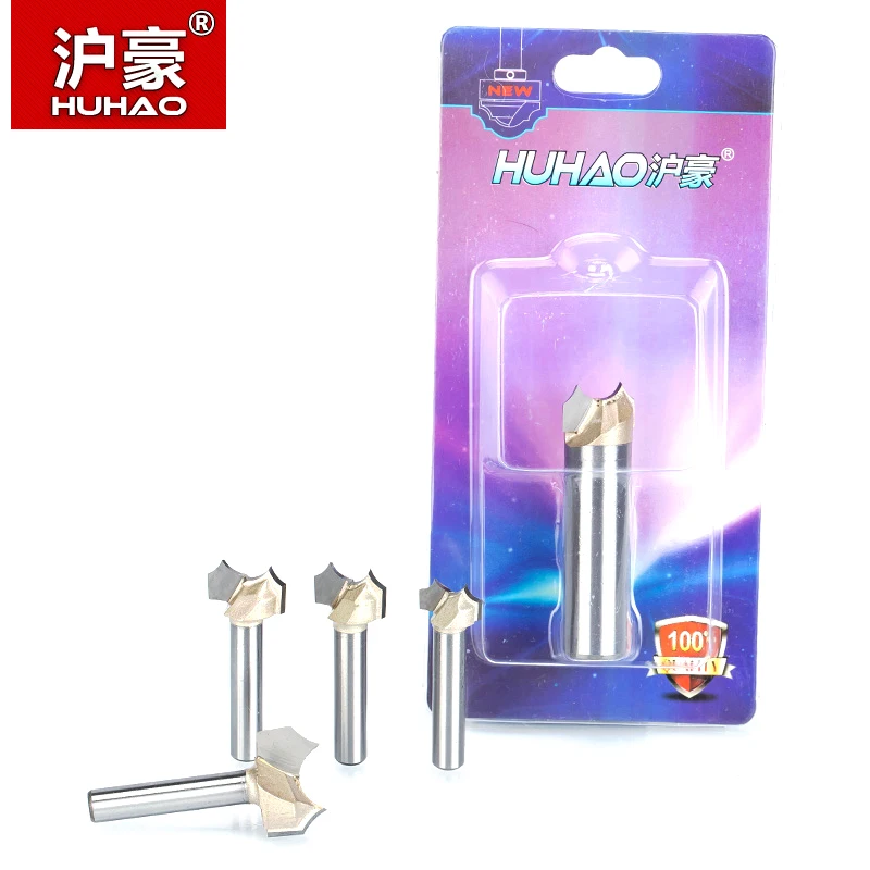 HUHAO 1 шт. 1/2 &quot1/4&quot хвостовик бит точка круглой огранки более Groove Биты Фасонная