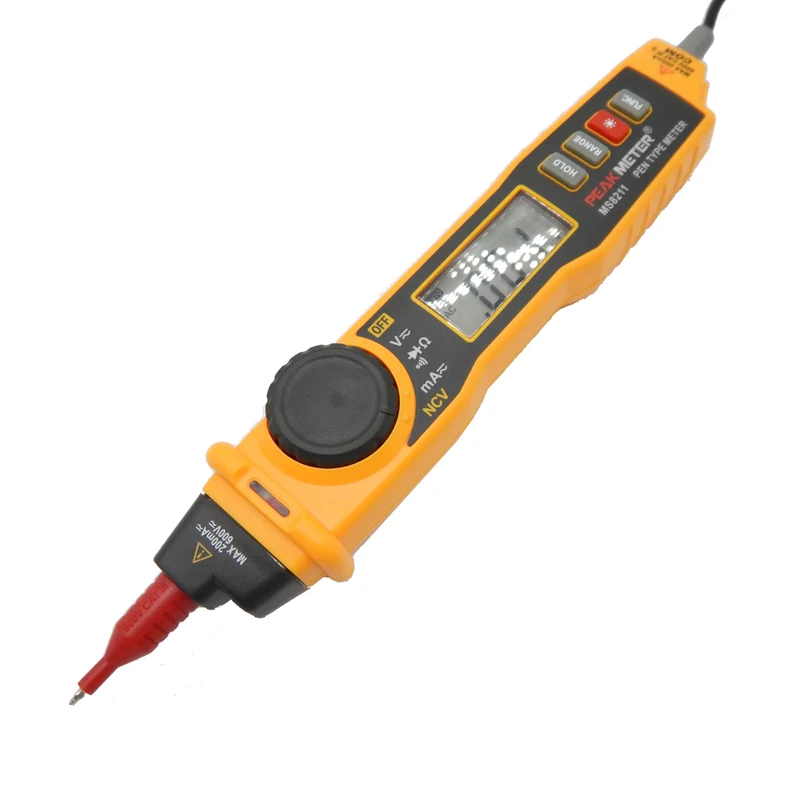 Digital Multimeter with probe ACV/DCV Electric Handheld Tester Multi