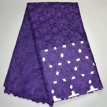 

2017 African beaded Lace Fabric 2017 High Quality African Tulle Lace Fabric With stones French Net Lace For Women Dress KER8-03