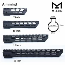 Mlok handguard Free Float Super Slim ar 15 M-Lok Handguard Quad Rail W/Nut Fit. 223 для AR15 M4 M16 m lok handguard