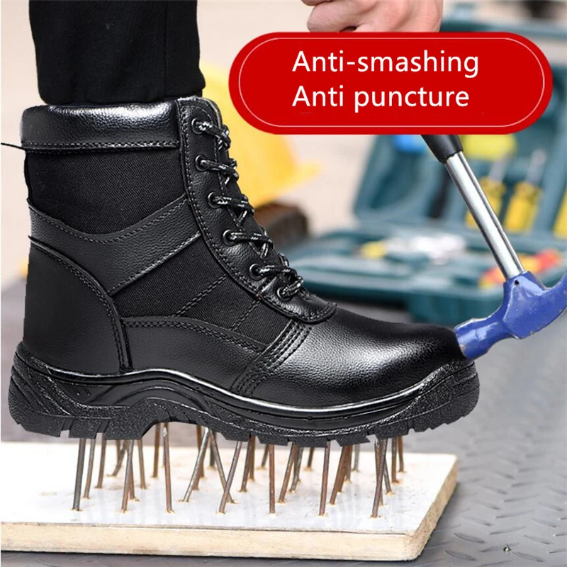 mens steel toe winter boots