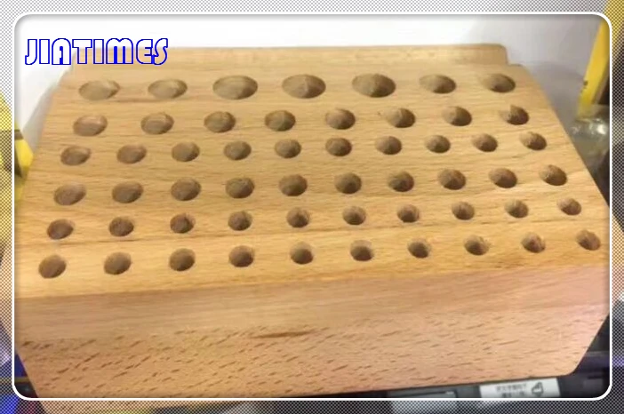 

Wooden Watch Tools Setting Base Padded with 55 Places for Watch Repair
