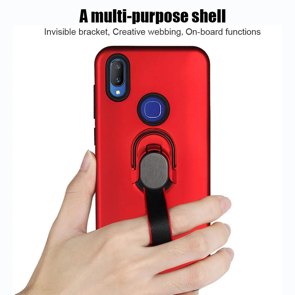 Ring Holder Case For Vivo V11i V11 Pro Cover Silicone Magnetic Luxury Phone Case For Vivo V11 Pro V11i Coque For Vivo V 11 Pro   (9)