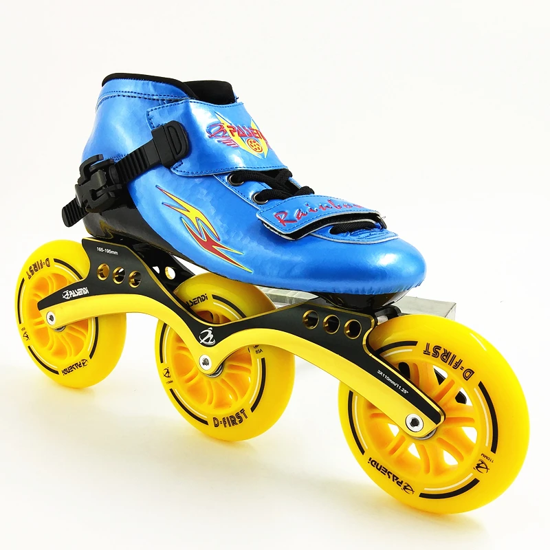 المهنية مضمنة سرعة أحذية تزلج 3 عجلات زلاجات دوارة النساء/الرجال مضمنة التزلج أحذية الكبار/الطفل 2018 جديد أحذية رياضية