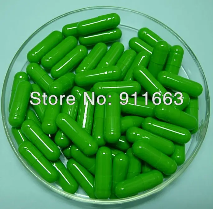 0#10000 шт, зеленые пустые капсулы размера 0, твердые желатиновые пустые капсулы(Соединенные или отделенные Капсулы доступны