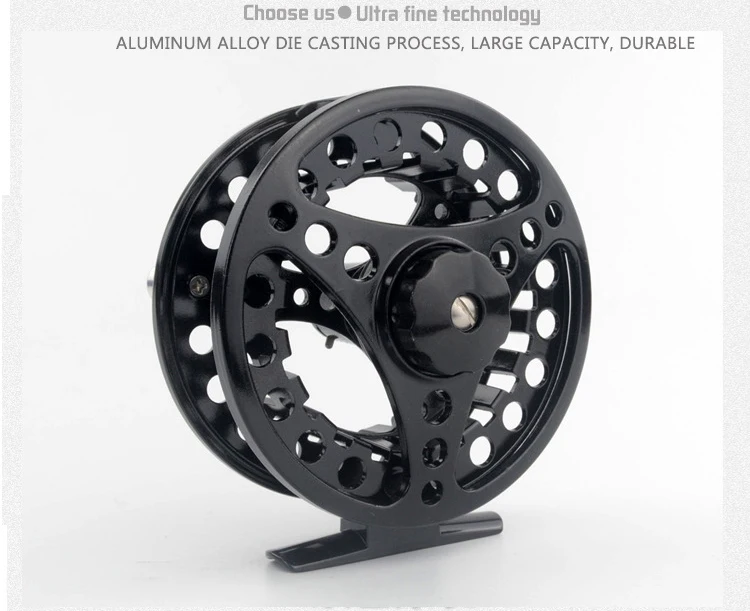 Fly Fishing Reel YZ75-56 78 910 CNC Diecast Machined Aluminum Alloy Fly Reel Large Arbor, LeftRight Handle Changable  (4)
