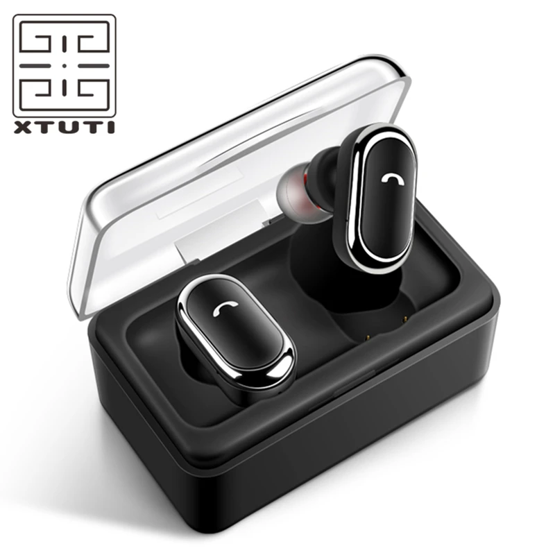 

TWS Wireless Headphones Sports Bluetooth Earphones Mini Bluetooth Headset Handsfree Stereo With Powerbank For Phone Computer