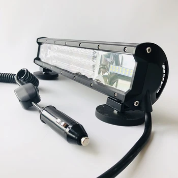 

216W Led Spot Flood light bar Combo work light Offroad Car truck Led driving head light Magnetic base Auto running light 12v-24v