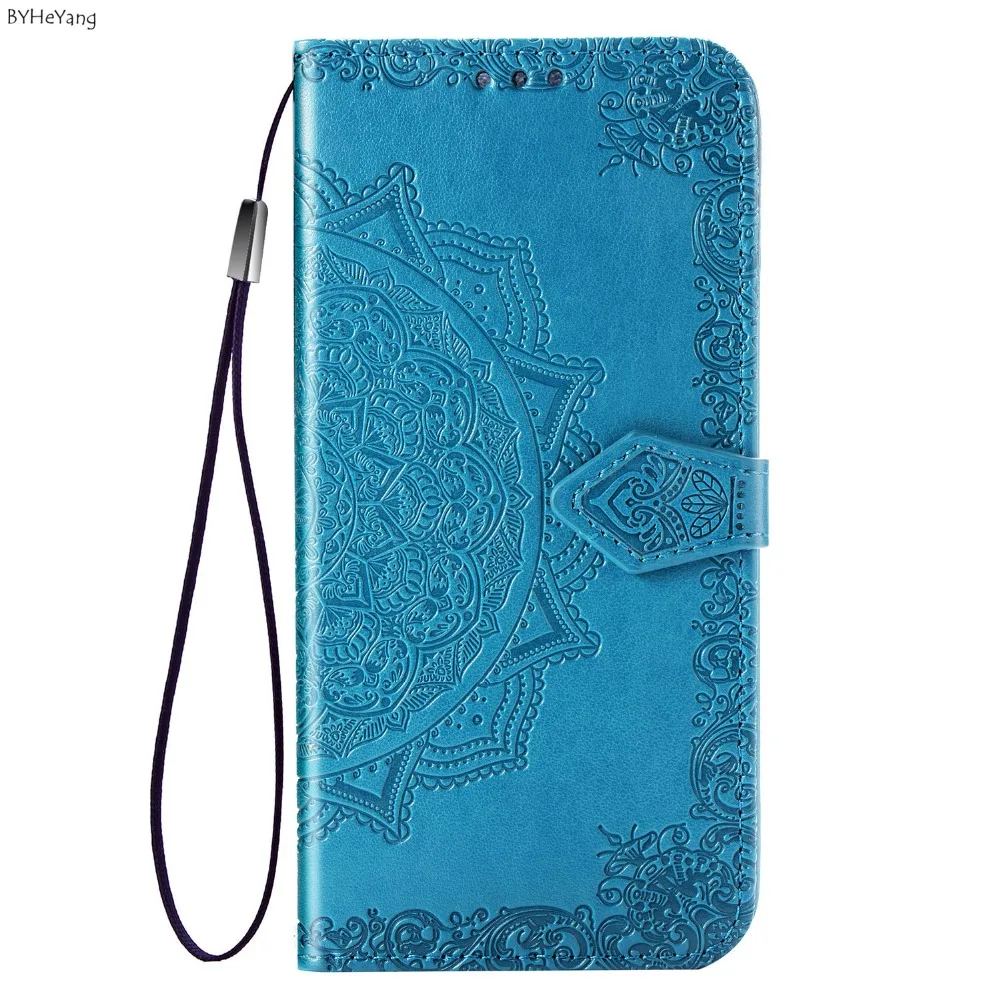 

Y6 2019 Case Leather Wallet Stand Cases For Huawei Honor 8a Cover Luxury Flip Phone bags For Coque Huawei Y6 (2019) 3D Cover