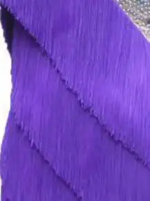 Платье для латинских соревнований, танцевальное платье, новинка, для взрослых, на одно плечо, европейский стиль, Румба, Самба, Латинская юбка с кисточками, танцевальная юбка для женщин - Цвет: Фиолетовый