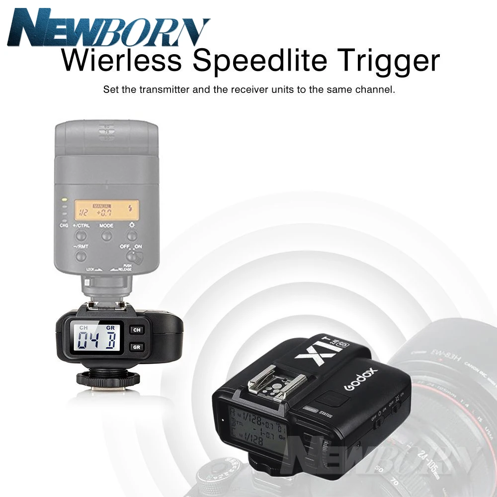 Беспроводной триггер вспышки GODOX X1S TTL 2 4G 1/8000s HSS|wireless flash trigger|flash triggerfor sony a58 |