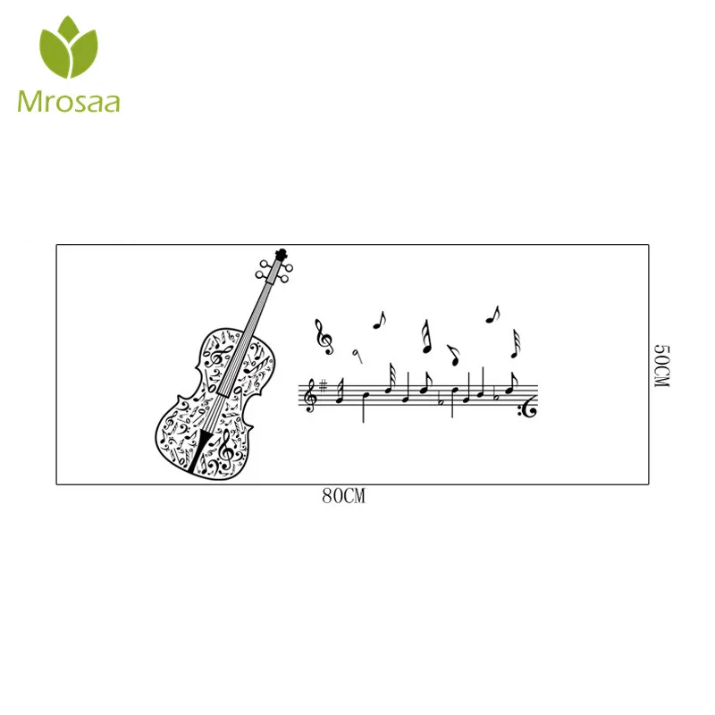 Mrosaa 50*30 см скрипки настенные наклейки ТВ диван задний план украшение дома