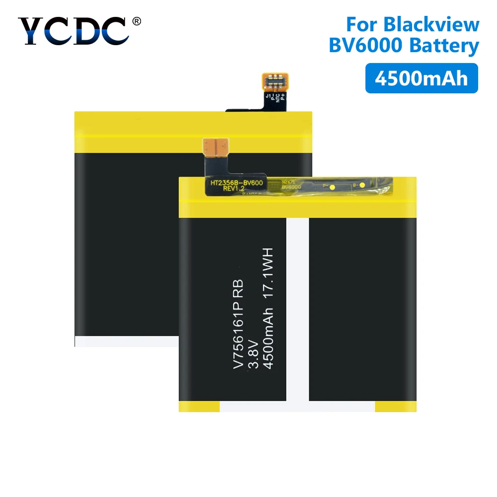 3,8 V 4500mAh батареи мобильного телефона перезаряжаемые для Blackview BV6000 BV6000S V756161P 3,8 V литий-ионные батареи мобильного телефона