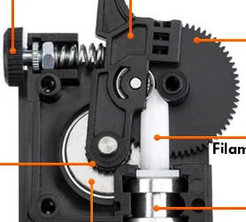 DFORCE 3D принтер titan экструдер для настольного FDM принтера reprap MK8 J-head bowden i3 монтажный кронштейн