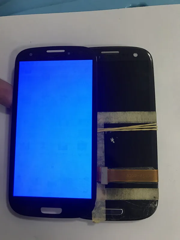 100% Оригинальный ЖК-дисплей Burn Shadow для Samsung Galaxy S III S3 i9300 i9300i i9301 i9301i i9305 | Мобильные
