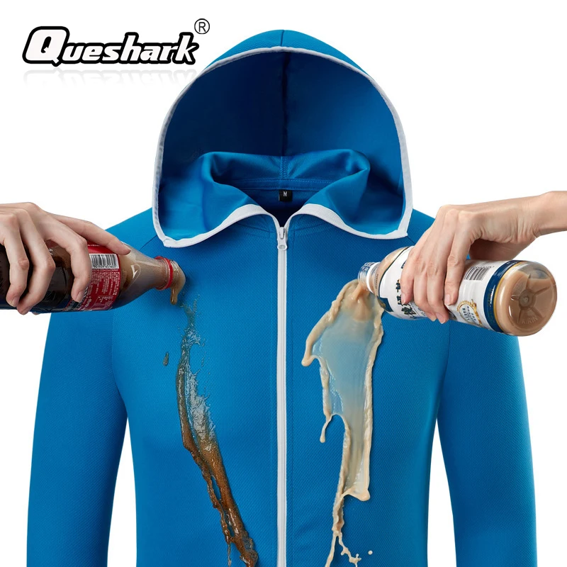 Queshark водонепроницаемое противообрастающее покрытие куртка для рыбалки Мужская