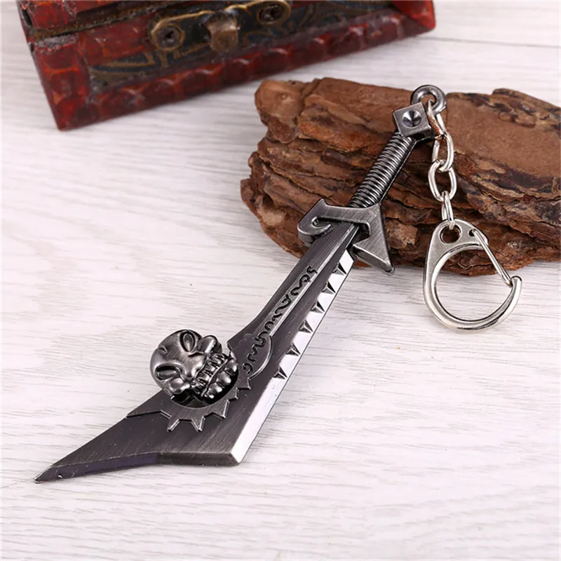 Популярный брелок с рисунком из игры Frostmourne Doomhammer Warglaive of Azzinoth Ashbringer, брелок для ключей, подвеска, ювелирные изделия - Цвет: 5