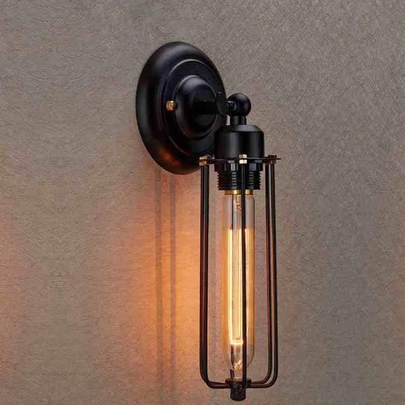 

RH Loft Vintage Industry Lustre Ameican Edison Wall Sconce Lamp Hotel Bathroom Beside Bedroom Mirror Home Decor Modern Lighting
