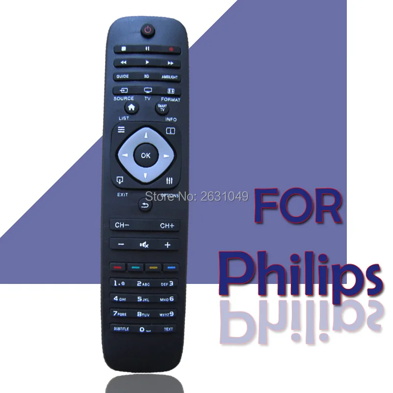 

lekong Remote control For Philips TVRC51312/12 TVRC51312/12 YKF315-Z01 for 42PFL6008S/12 55PFL6008S/12
