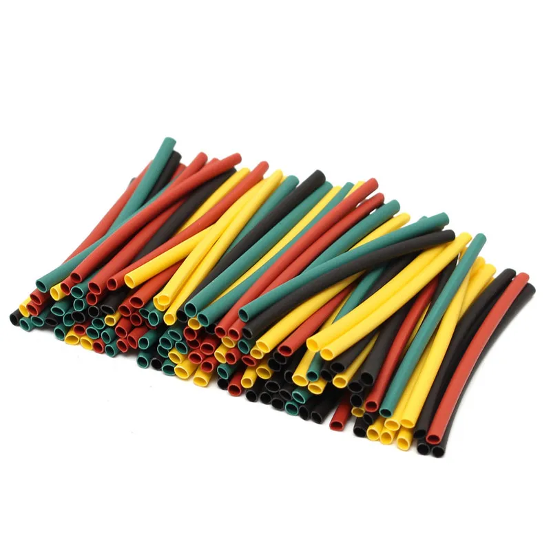 

328Pcs 8Sizes 2:1 Sleeving Wrap Wire Cable Kit Assortment Heat Shrink Tube Tubing Heatshrink Insulation Polyolefin Heat Shrink