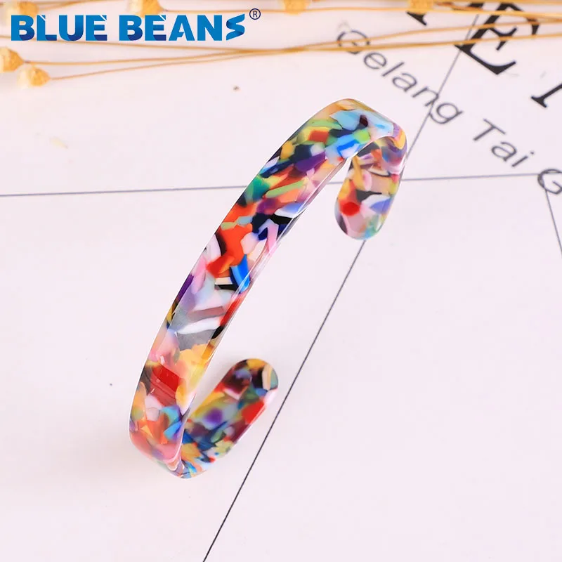 11 цветов модные ацетатные браслеты и браслеты минималистичный дизайн очаровательный браслет для женщин tiffan ювелирные аксессуары ювелирные изделия