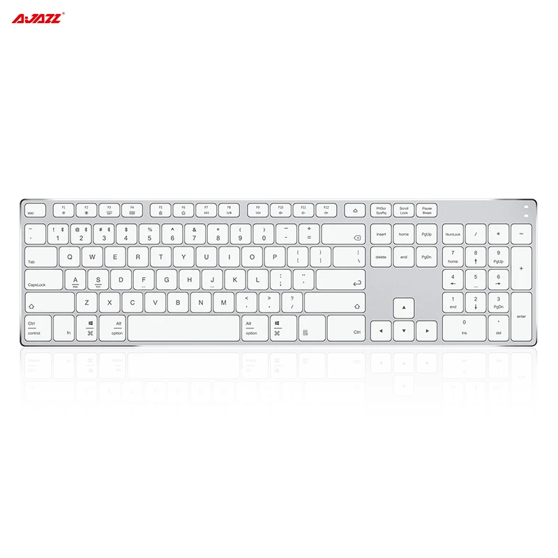 

Original Ajazz AK3.3 Wireless New Bluetooth 3.0 Ultra-thin Membrane Keyboards X Structure With Rechargeable Lithium Battery
