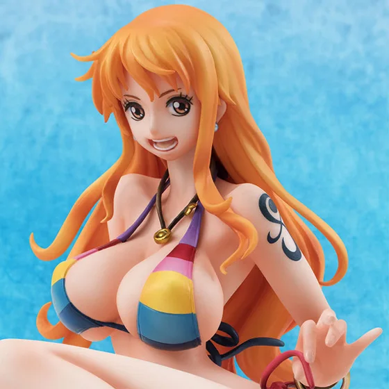Hot One Piece Sexy 13cm Nami Big Boobs Chest Botty Bikini Swimsuit