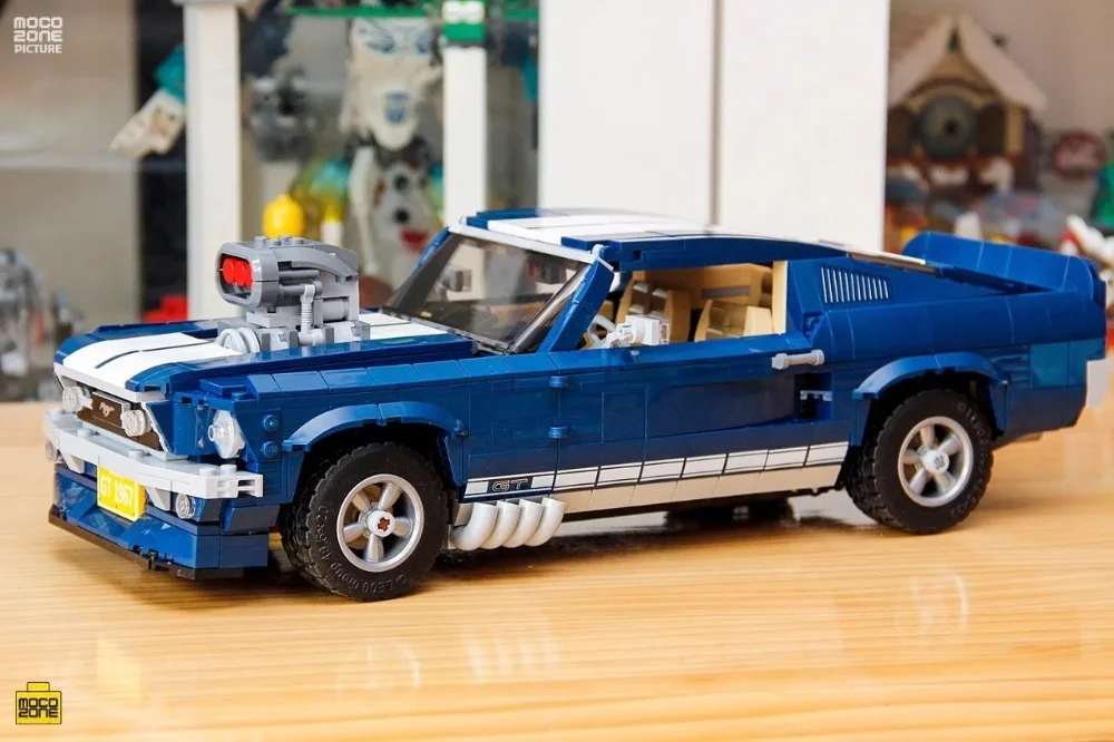 In stock 1684Pcs Creator Expert Ford Mustang 1967 GT500 Cars Compatible with Legoing 10265 Building Blocks Bricks Toys Gift